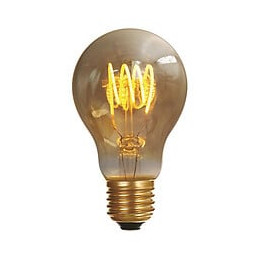 Ampoule Standard A60 Filament Led 4 Loops 4w E27 2000k 200lm Dim Ambrée