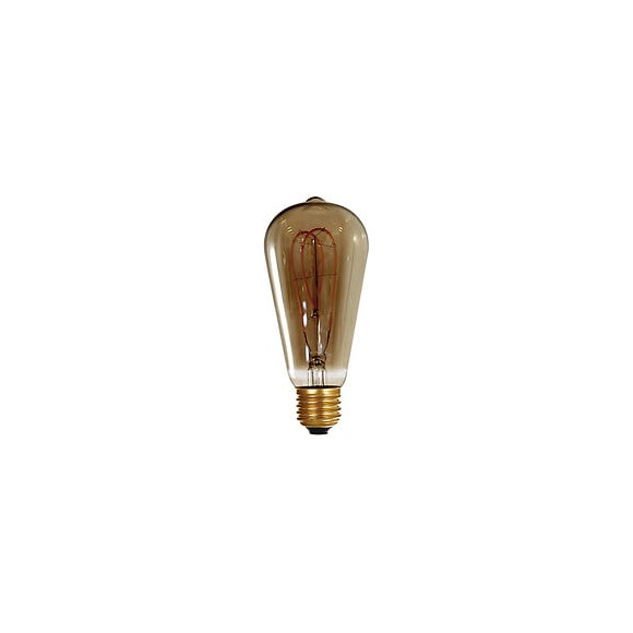 Ampoule Edison Filament Led Loops 4w E27 2000k160lm Dim Smokey
