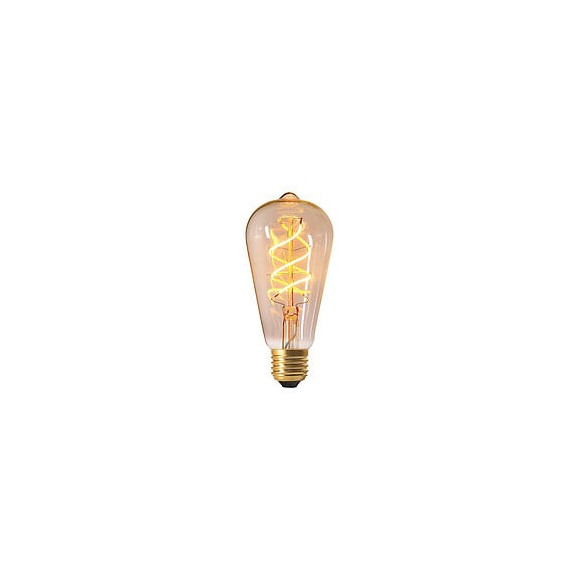 Ampoule 'edison' Filament Led Torsadé 4w E27 2200k 240lm Dim Claire