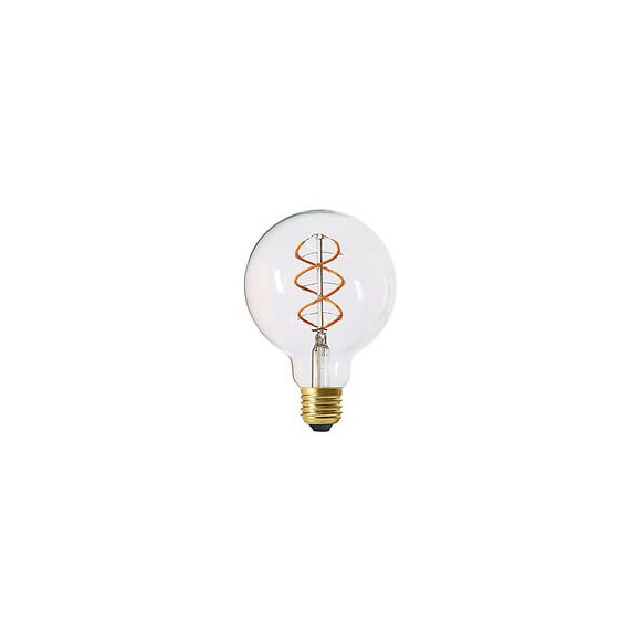 Globe G95 Filament Led Twisted 4w E27 Blanc Doux Claire