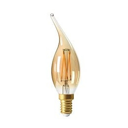 Flamme Filament Led 5w E12 480lm Dim. Ambrée - Culot Américain