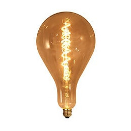 Ampoule Géante Filament Led Twisted 290mm 6w E27 2000k 240lm Smokey