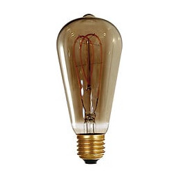 Ampoule Edison Filament Led Loops 5w E27 2000k 220lm Smokey