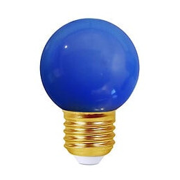 Sphérique Led 1w E27 30lm Bleu
