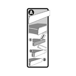 Profil De Finition,plan De Travail 38mm, , Alu