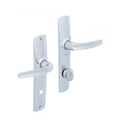 2 Poignées De Porte Rivangers Condamnation Vachette, Zamak Entraxe 165 Mm