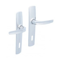 2 Poignées De Porte Rivangers Trou De Clé Vachette, Zamak Entraxe 165 Mm