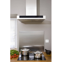 Fond De Hotte, Largeur 60cm, Hauteur 70cm, Finition Inox