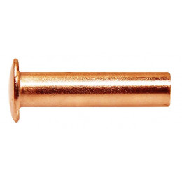 Rivets Pleins En Cuivre Ø 5x20 - 25 Pièces