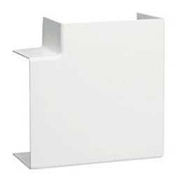 Angle Plat Blanc Pour Goulotte, H. 6.3 X P.4.5 Cm