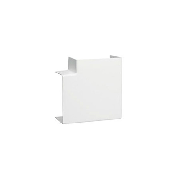 Angle Plat Blanc Pour Goulotte, H. 6.3 X P.4.5 Cm