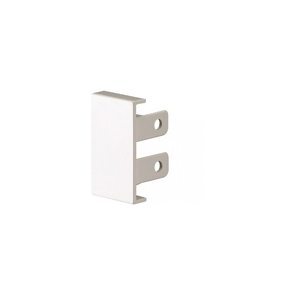 Lot De 2 Embouts Blanc Pour Moulure, H. 4.3 X P.2.8 Cm