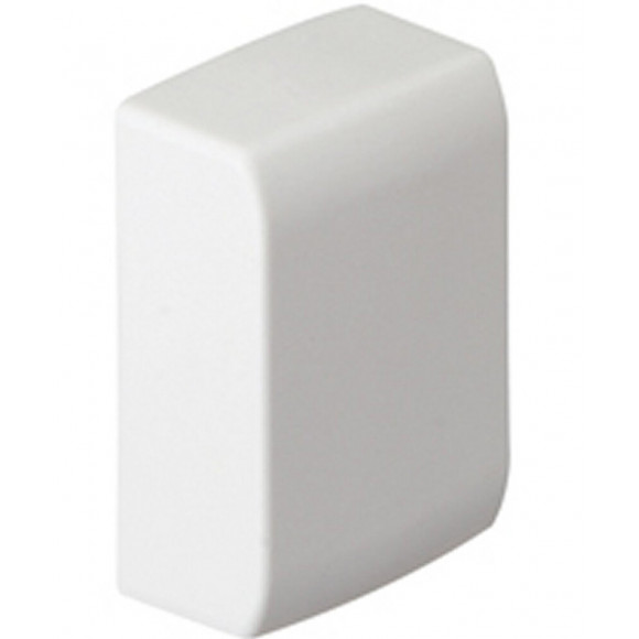 Lot De 2 Embouts Blanc Pour Moulure, H. 2.6 X P.1.5 Cm