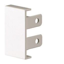 Lot De 2 Embouts Blanc Pour Moulure, H. 2.8 X P.2 Cm