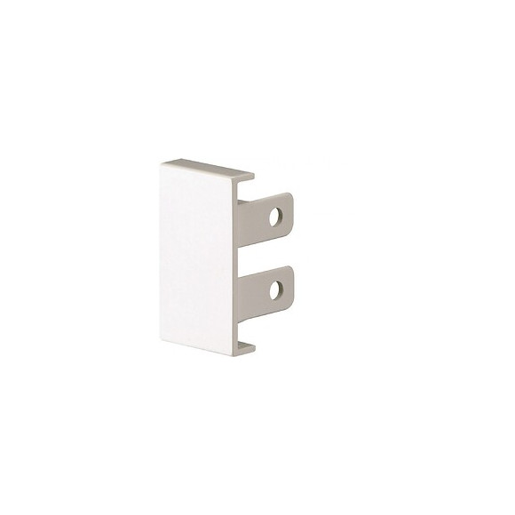 Lot De 2 Embouts Blanc Pour Moulure, H. 2.8 X P.2 Cm