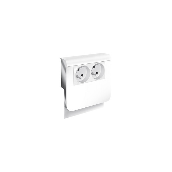 Adaptateur Blanc Pour Plinthe, H. 19 X P.16.5 Cm