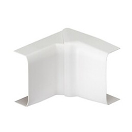 Lot De 2 Angles Intérieurs Blanc Pour Moulure, H. 1.8 X P.1.8 Cm