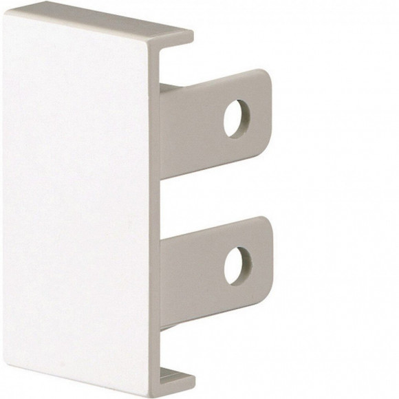 Lot De 2 Embouts Blanc Pour Moulure, H. 2.8 X P.2 Cm