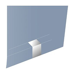 Jonction Blanc Pour Goulotte, H. 6.1 X P.1.1 Cm