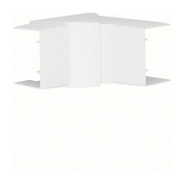 Angle Intérieur Variable Blanc Pour Goulotte, H. 6.3 X P.4.5 Cm