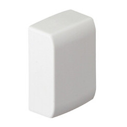 Lot De 2 Embouts Blanc Pour Moulure, H. 3.4 X P.1.5 Cm