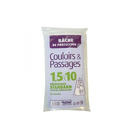 Bâche De Protection, L.10 X L.1.5 M Ep.40 Μm Multiplast