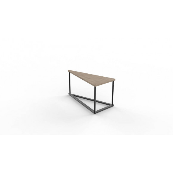 Tréteau Unikk, H.73cm X L.36,5cm X Emp. 36,5cm - Bois Clair Fsc, Naturel Et Noir