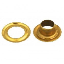 50 Oeillets Laiton Ø 6 Mm