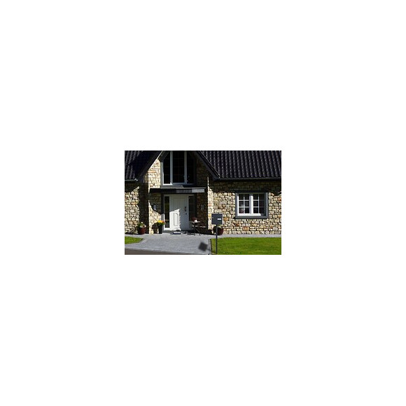 Boîte Aux Lettres Normalisée 2 Portes Extérieur Renz Acier Noir Mat