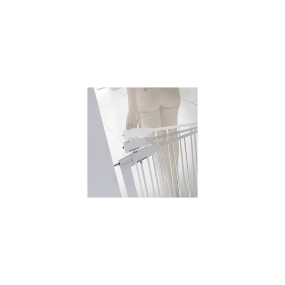 Barrière De Sécurité Enfant Munchkin Portillon Semi-auto Métal Blanc, L.73 /79cm