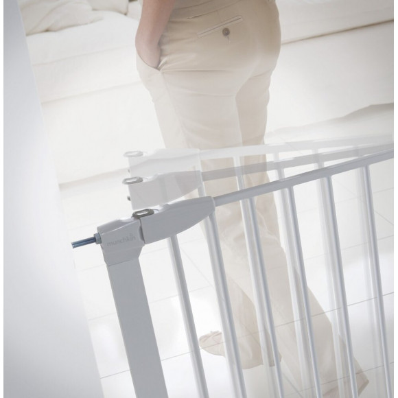 Barrière De Sécurité Enfant Munchkin Portillon Automatique Métal, L.76 /82cm