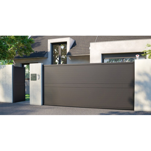 Boîte Aux Lettres Normalisée 1 Porte Extérieur Renz Acier Anthracite Mat