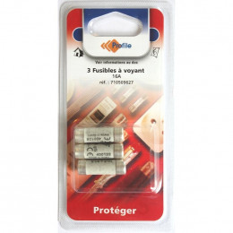 3 Fusibles À Voyantt 10.3x31.5mm - 16a