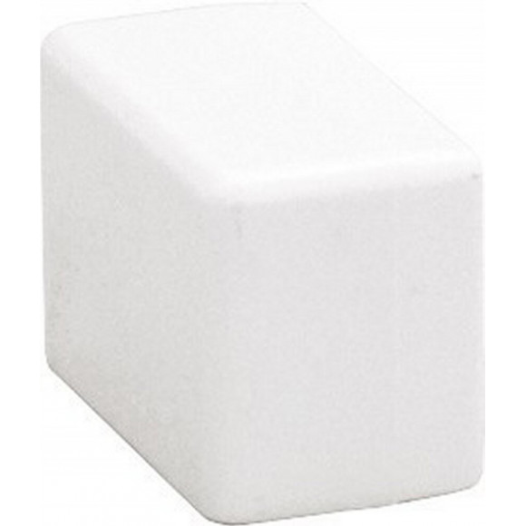 Lot De 4 Embouts Blanc Pour Moulure, H. 3.2 X P.1.1 Cm