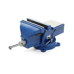 Dcraft - Etau D'atelier D'établi En Acier Forgé Avec Base Tournante 360° Et Enclume - Largeur Mors 200mm - Outil Atelier Bri