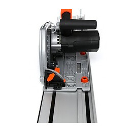 Dcraft - Scie Plongeante - Puissance 1400w - Vitesse 5000 Tr/min - Diamètre Disque 165mm - Scie Circulaire - Orange