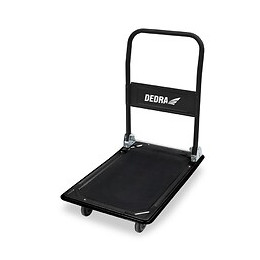 Dtools - Chariot De Transport - Pliable - Charge Maximale 150 Kg - Plateforme À 4 Roues - Noir