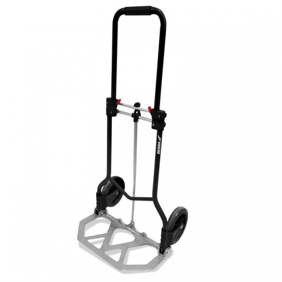 Dtools - Chariot De Transport - Pliable - Charge Maximale 100 Kg - Largeur De La Base 48 Cm - 2 Roues - Noir