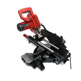 Dcraft - Scie À Onglet - Puissance 2200w - Vitesse 4700 Tr/min - 79x46x35.5 Cm - Pointeur Laser - Machine À Bois - Orange