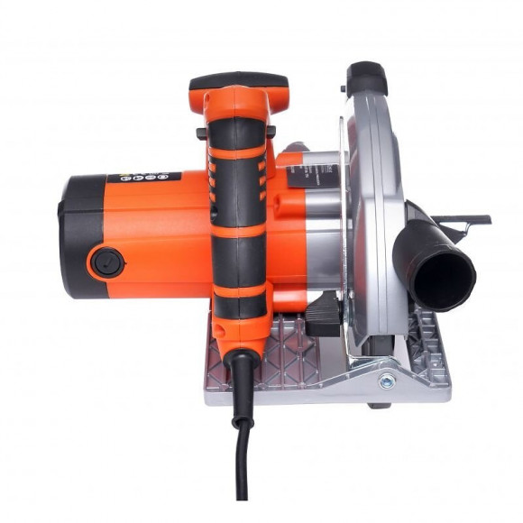 Dcraft - Scie Circulaire À Main - Puissance 2900w - Rotations 4700 Rpm - Pointeur Laser - Scie Électrique - Orange