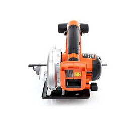 Dcraft - Scie Circulaire Sans Fil 18v - Batterie 4000 Mah - Couple Max 400 Nm - Inclinaison Angle De Coupe - Orange