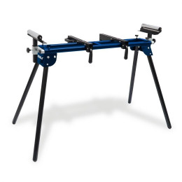 Dtools - Établi Pour Scie À Onglet - Capacité De Charge 150kg - Hauteur 87-97cm - Longueur 118-200 Cm - Noir