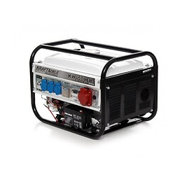 Dcraft - Groupe Électrogène 2500w 380v/60hz - Puissance Moteur  4,8 Kw/6,5 Cv - Générateur Portable Chantier/camping - Blan