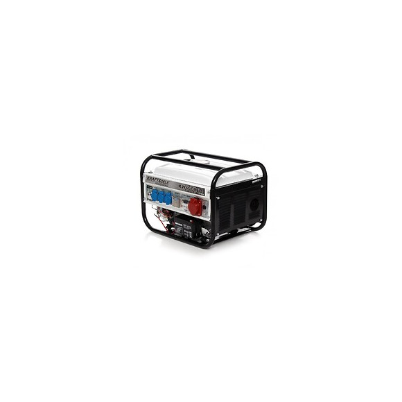 Dcraft - Groupe Électrogène 2500w 380v/60hz - Puissance Moteur  4,8 Kw/6,5 Cv - Générateur Portable Chantier/camping - Blan