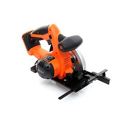 Dcraft - Scie Circulaire Sans Fil 18v - Batterie 4000 Mah - Couple Max 400 Nm - Inclinaison Angle De Coupe - Orange