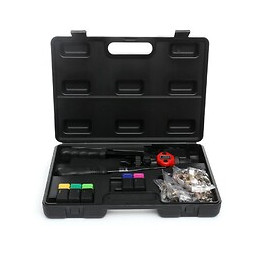 Dcraft - Riveteuse Manuelle Pour Écrous À Sertir - 5 Embouts Interchangeables - 330 Mm - Outil Pour Rivets Aveugles - Noir