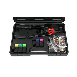 Dcraft - Riveteuse Manuelle Pour Écrous À Sertir - 5 Embouts Interchangeables - 330 Mm - Outil Pour Rivets Aveugles - Noir