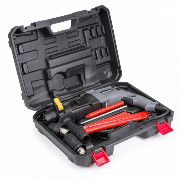 Power Tool - Marteau Perforateur À Percussion / Perforatrice Sds+ 2500w - Rotations 0-1200 Tr./min. - Force De Frappe 3.2 J - 