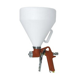 Dtools - Pistolet À Crépir Pneumatique - Réservoir 5l - Pression De Service 4-6 Bars - Raccord Rapide 1/4" - Blanc