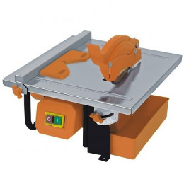 Dtools - Scie De Carrelage - Puissance 450 W - Diamètre Du Disque 180 Mm - Scie À Carreaux - Orange